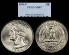 1996-P 25C MS67