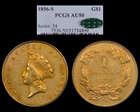 1856-S G$1 AU50