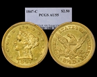 1847-C $2.50 AU55
