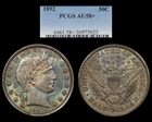 1892 50C AU58+
