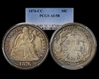 1876-CC 10C AU58