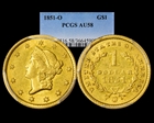 1851-O G$1 AU58