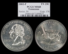 2002-P 25C Tennessee MS68