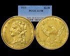 1835 $2.50 AU58