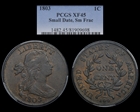 1803 1C Small Date, Small Fraction XF45BN