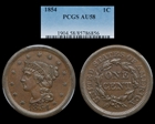 1854 1C AU58BN
