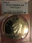 1976-S $1 Clad Type 1 PR69DCAM