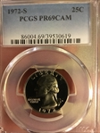 1972-S 25C PR69CAM