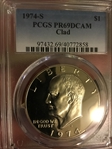 1974-S $1 Clad PR69DCAM