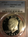 1971-S $1 Silver PR69DCAM