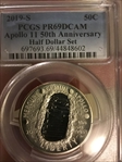 2019-S 50C Apollo 11 50th Anniversary Half Dollar Set PR69DCAM