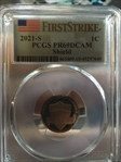 2021-S 1C Shield  First Strike PR69DCAM
