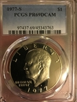 1977-S $1 PR69DCAM