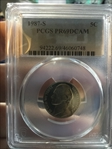 1987-S 5C PR69DCAM