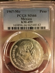 1967-Mo Peso KM-459 MS66
