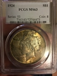 1924 $1 MS63