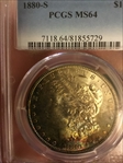 1880-S $1 MS64