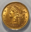 1881 $5 MS62