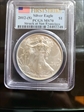 2012-(S) $1 Silver Eagle Struck at San Francisco First Strike MS70