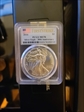 2016 $1 Silver Eagle Silver Eagle - 30th Anniversary First Strike MS70