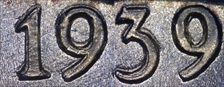 1939-D 5C Reverse of 1938 MS67