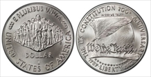 1987-P $1 Constitution MS69