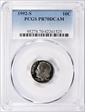 1992-S 10C PR70DCAM