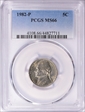 1982-P 5C MS66