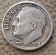 1963 dime Roosevelt Dime fair