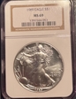 1989 $1 Silver Eagle MS69