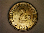 1944 2 Fr Gad-537 F-271 FRANCE 