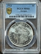 1921 $1 Morgan MS66
