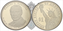 2014-S $1 Warren G. Harding PR69DCAM