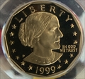 1999-P SBA$1 PR69DCAM
