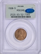 1920-S 1C MS63RB
