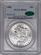 1886 $1 MS65