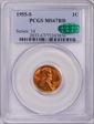 1955-S 1C MS67RD