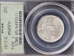 1917-D 25C Type 1 MS65FH