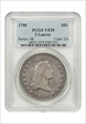 1795 $1 Flowing Hair, 2 Leaves VF35
