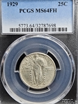 1929 25C MS64FH