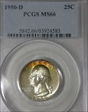 1950-D 25C MS66
