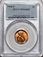 1950-S 1C MS66RD