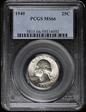 1940 25C MS66