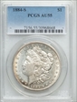 1884-S $1 AU55
