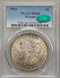 1921 $1 Morgan MS66