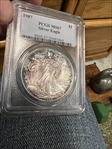 1987 $1 Silver Eagle MS67