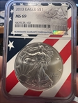 2013 $1 Silver Eagle MS 69
