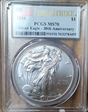 2016 $1 Silver Eagle Silver Eagle - 30th Anniversary First Strike MS70