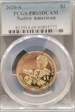 2020-S $1 Native American PR69DCAM