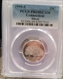 1999-S 25C Connecticut Silver PR69DCAM